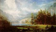 Albert Bierstadt Grandeur of the Rockies Sweden oil painting artist